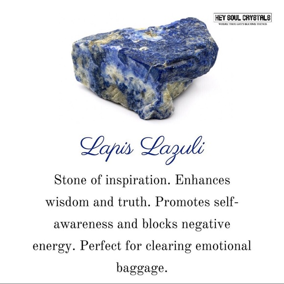 Child’s Lapis Lazuli Stretchy Crystal Bracelet - Picture 8 of 10